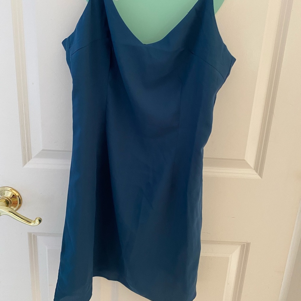Missguided Blue Polyester Dress